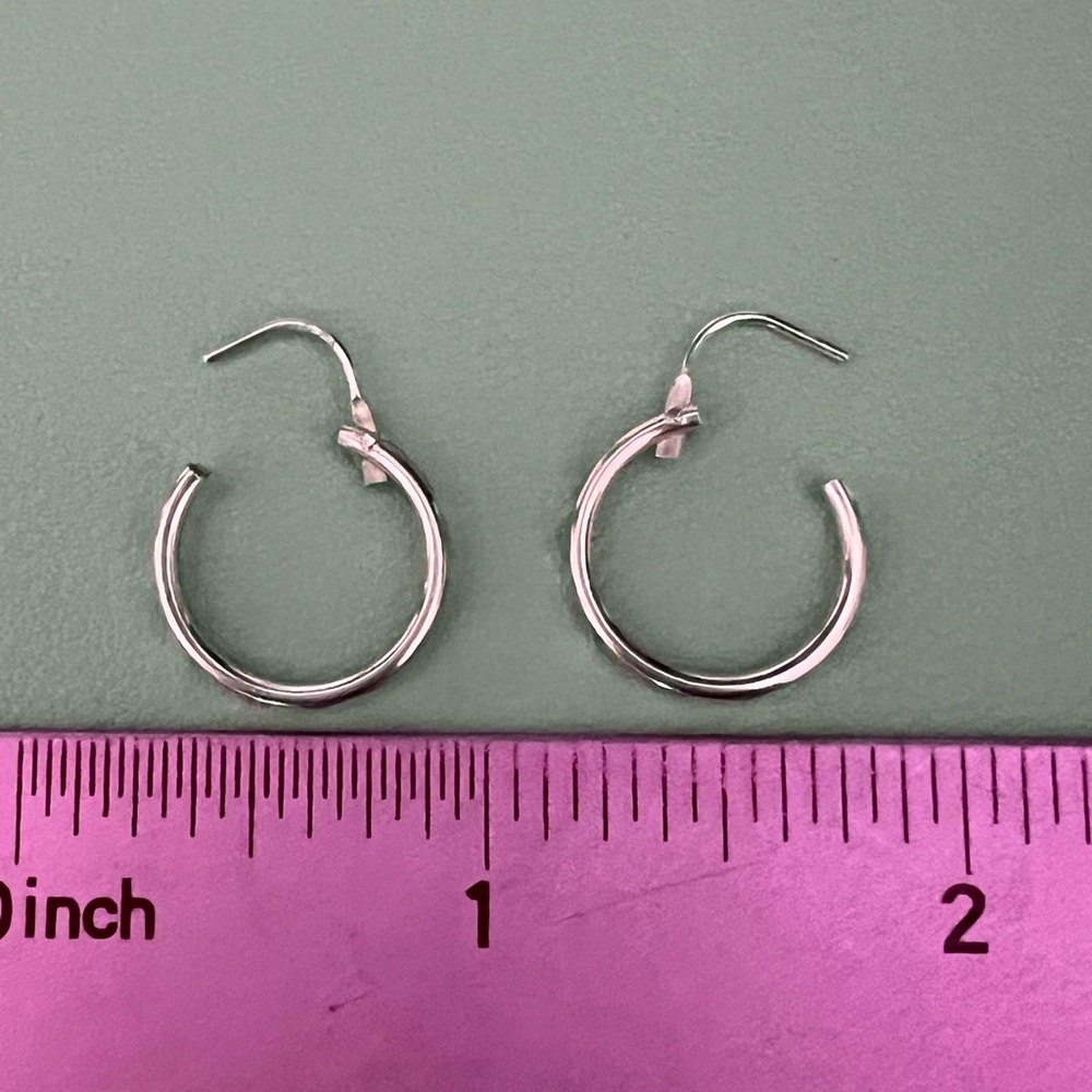 Sterling Silver Hoop Earrings - Small